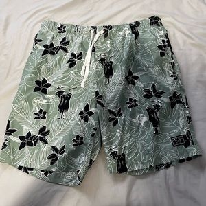 Flower board shorts